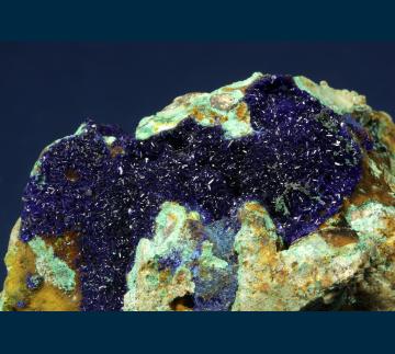 RM3 Azurite from Ray Mine, Ray District, near Kearney, Dripping Springs Mts., Pinal County, Arizona, USA RM3 Azurite from Ray Mine, Ray District, near Kearney, Dripping Springs Mts., Pinal County, Arizona, USA