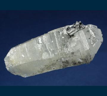 RG1289 Bournonite on Quartz from Yaogangxian Mine, Yizhang County, Chenzhou Prefecture, Hunan Province, China