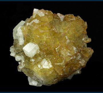 RG0102 Fluorite with Calcite from Moscona Mine, Villabona mining area, Solís, Corvera de Asturias, Asturias, Spain RG0102 Fluorite with Calcite from Moscona Mine, Villabona mining area, Solís, Corvera de Asturias, Asturias, Spain