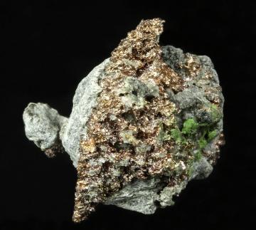 RG0987 Copper in quartzite from Dalane, Kviteseid, Telemark Fylke, Norway RG0987 Copper in quartzite from Dalane, Kviteseid, Telemark Fylke, Norway