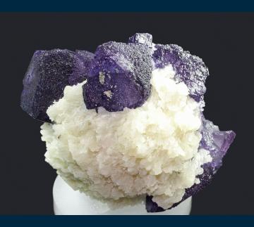 Fluorite (etched corners) on Barite - United States of America - LTH898