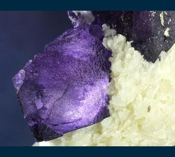 Fluorite (etched corners) on Barite - United States of America - LTH898