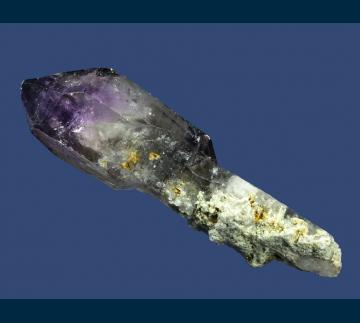 Q319 Quartz ( var. Amethyst scepter ) from Obman Mine, Aldan, Siberia, Sakha Respublika, Russia Q319 Quartz ( var. Amethyst scepter ) from Obman Mine, Aldan, Siberia, Sakha Respublika, Russia