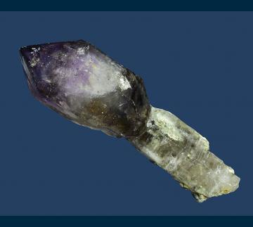 Q319 Quartz ( var. Amethyst scepter ) from Obman Mine, Aldan, Siberia, Sakha Respublika, Russia Q319 Quartz ( var. Amethyst scepter ) from Obman Mine, Aldan, Siberia, Sakha Respublika, Russia