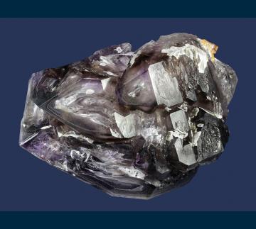 Q078 Quartz ( var. Amethyst & Smoky ) from Brandberg, Namibia