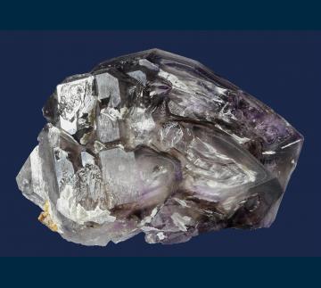 Q078 Quartz ( var. Amethyst & Smoky ) from Brandberg, Namibia