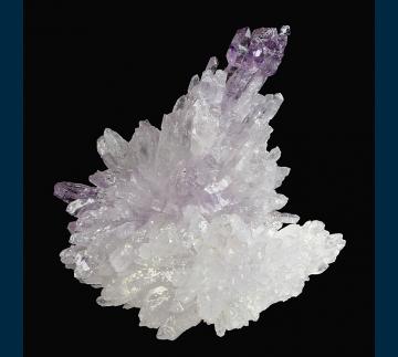 Q130 Quartz ( var. Amethyst Sceptered ) from Karur, Tamil Nadu, South India, India