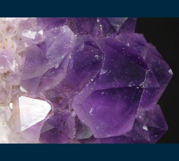 Q147 Quartz ( var. Amethyst ) from Saltman Prospect, Deer Hill Mine, Stow, Oxford County, Maine, USA