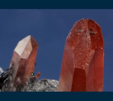 Q191 Quartz on Hematite from Lechang Mine, Lechang Co., Shaoguan Prefecture, Guangdong Province, China