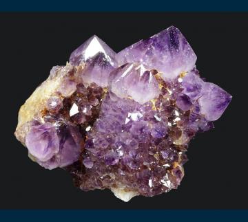 Q217 Quartz ( var. Amethystine ) from Boekenhoutshoek area, Mkobola district, Mpumalanga Province, South Africa