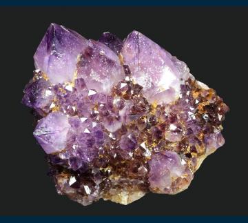 Q217 Quartz ( var. Amethystine ) from Boekenhoutshoek area, Mkobola district, Mpumalanga Province, South Africa