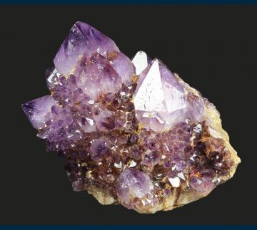 Q217 Quartz ( var. Amethystine ) from Boekenhoutshoek area, Mkobola district, Mpumalanga Province, South Africa