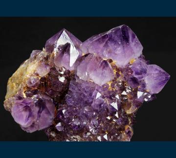 Q217 Quartz ( var. Amethystine ) from Boekenhoutshoek area, Mkobola district, Mpumalanga Province, South Africa