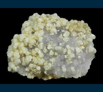 Calcite on Quartz (v. Amethyst) - Mexico - PE984