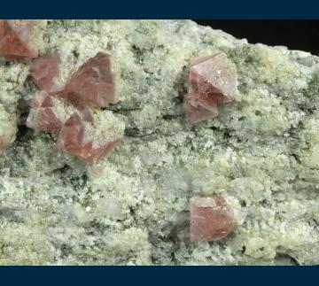 F271 Fluorite on Adularia from Vals Valley, Lugnez Valley, Grisons, Switzerland