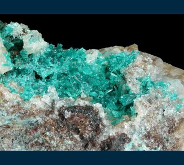 RG1358 Dioptase from Hummingbird deposit, near Blythe, Riverside Co., California, USA RG1358 Dioptase from Hummingbird deposit, near Blythe, Riverside Co., California, USA