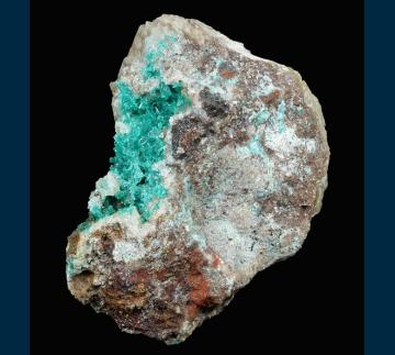 RG1358 Dioptase from Hummingbird deposit, near Blythe, Riverside Co., California, USA RG1358 Dioptase from Hummingbird deposit, near Blythe, Riverside Co., California, USA