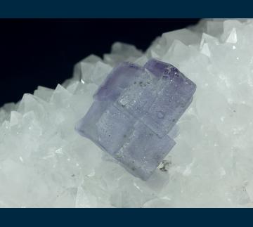 F466 Fluorite on Quartz Epimorph of Calcite from La Viesca Mine, Huergo, La Collada, Siero, Asturias, Spain F466 Fluorite on Quartz Epimorph of Calcite from La Viesca Mine, Huergo, La Collada, Siero, Asturias, Spain