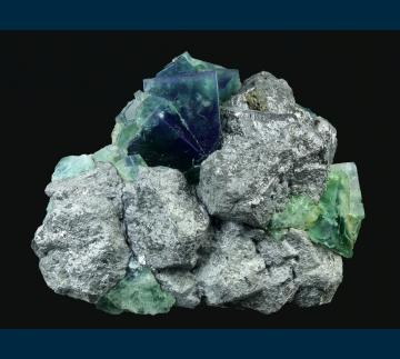 F454 Fluorite on Galena from Rogerley Mine, Frosterley, Weardale, County Durham, England F454 Fluorite on Galena from Rogerley Mine, Frosterley, Weardale, County Durham, England