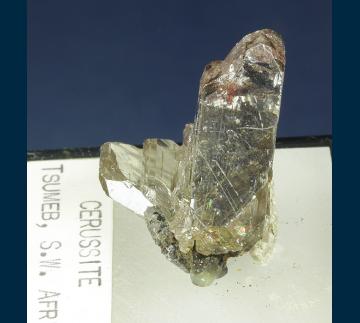 ES-06 Cerussite (V-twin) from Tsumeb, Otjikoto Region (Oshikoto), Namibia ES-06 Cerussite (V-twin) from Tsumeb, Otjikoto Region (Oshikoto), Namibia