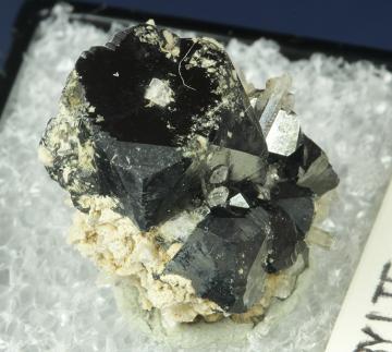 ES-08 Bixbyite and Topaz from Maynard claim, Thomas Range, Juab Co., Utah, USA