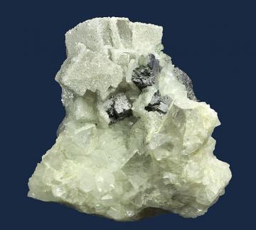 RG0219 Fluorite and Galena with Quartz from Alston Moor District, North Pennines, North and Western Region (Cumberland), Cumbria, England, UK