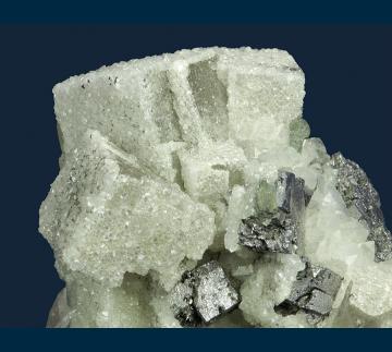 RG0219 Fluorite and Galena with Quartz from Alston Moor District, North Pennines, North and Western Region (Cumberland), Cumbria, England, UK