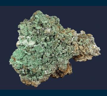 RG0640 Brochantite and Calcite from Southwest Mine, Warren District, Bisbee, Cochise County, Arizona, USA RG0640 Brochantite and Calcite from Southwest Mine, Warren District, Bisbee, Cochise County, Arizona, USA