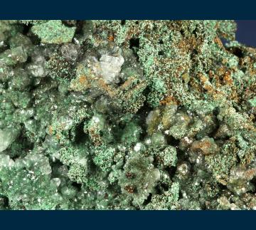 RG0640 Brochantite and Calcite from Southwest Mine, Warren District, Bisbee, Cochise County, Arizona, USA RG0640 Brochantite and Calcite from Southwest Mine, Warren District, Bisbee, Cochise County, Arizona, USA