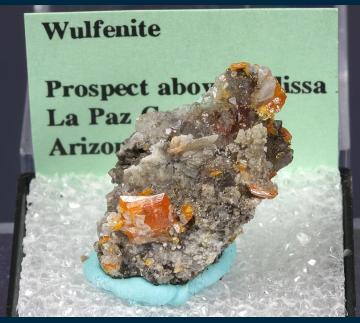 TN101 Wulfenite from Melissa Mine, Silver District, La Paz Co., Arizona, USA