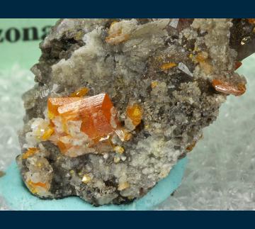 TN101 Wulfenite from Melissa Mine, Silver District, La Paz Co., Arizona, USA