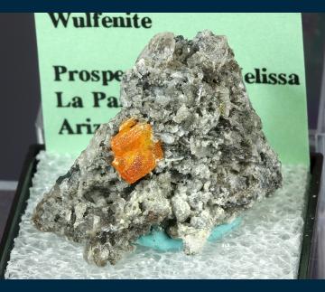 TN102 Wulfenite from Melissa Mine, Silver District, La Paz Co., Arizona, USA