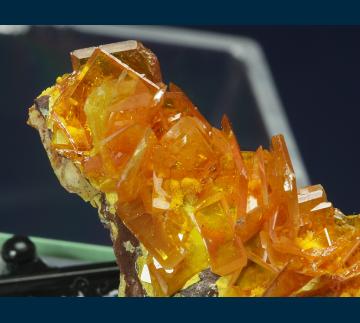 TN107 Wulfenite from Mammoth Mine, St. Anthony deposit, Tiger, Mammoth District, Pinal Co., Arizona, USA TN107 Wulfenite from Mammoth Mine, St. Anthony deposit, Tiger, Mammoth District, Pinal Co., Arizona, USA