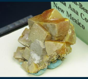 TN111 Wulfenite from Stevenson-Bennett Mine, Organ District, Organ Mts., Dona Ana County, New Mexico, USA TN111 Wulfenite from Stevenson-Bennett Mine, Organ District, Organ Mts., Dona Ana County, New Mexico, USA