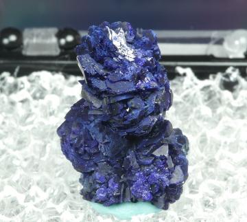 TN112 Azurite from Morenci Mine,  Morenci, Clifton-Morenci District, Shannon Mts, Greenlee Co., Arizona, USA