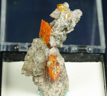 TN145 Wulfenite from Melissa Mine, Silver District, La Paz Co., Arizona, USA TN145 Wulfenite from Melissa Mine, Silver District, La Paz Co., Arizona, USA