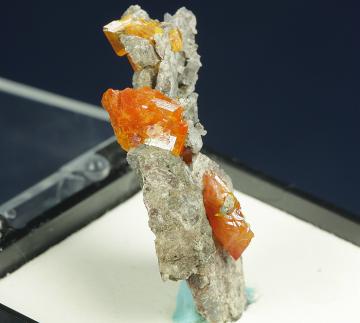 TN145 Wulfenite from Melissa Mine, Silver District, La Paz Co., Arizona, USA TN145 Wulfenite from Melissa Mine, Silver District, La Paz Co., Arizona, USA