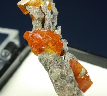 TN145 Wulfenite from Melissa Mine, Silver District, La Paz Co., Arizona, USA TN145 Wulfenite from Melissa Mine, Silver District, La Paz Co., Arizona, USA