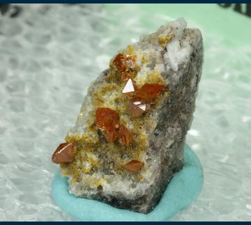 TN163 Wulfenite (bipyramidal) from Melissa Mine, Silver District, La Paz Co., Arizona, USA TN163 Wulfenite (bipyramidal) from Melissa Mine, Silver District, La Paz Co., Arizona, USA