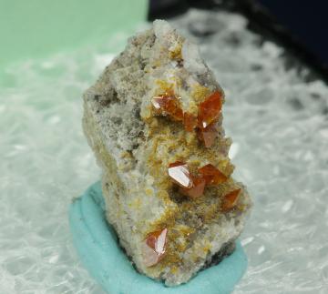 TN163 Wulfenite (bipyramidal) from Melissa Mine, Silver District, La Paz Co., Arizona, USA TN163 Wulfenite (bipyramidal) from Melissa Mine, Silver District, La Paz Co., Arizona, USA