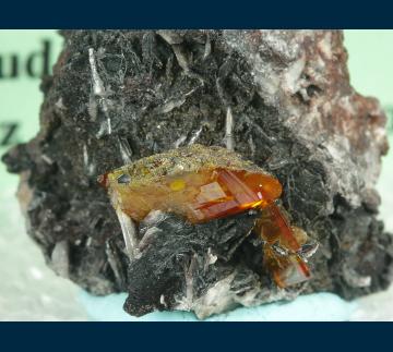 TN166 Wulfenite from Melissa Mine, Silver District, La Paz Co., Arizona, USA TN166 Wulfenite from Melissa Mine, Silver District, La Paz Co., Arizona, USA