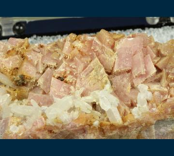 OR1 Rhodochrosite with Quartz from Butte, Montana OR1 Rhodochrosite with Quartz from Butte, Montana