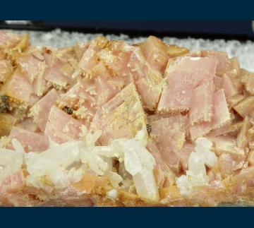 OR1 Rhodochrosite with Quartz from Butte, Montana OR1 Rhodochrosite with Quartz from Butte, Montana