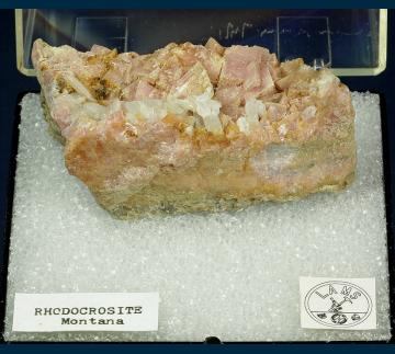 OR1 Rhodochrosite with Quartz from Butte, Montana