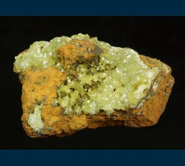 PE1435 Adamite from Ojuela Mine, Mapimi District, Bufa de Mapimi, Mun. de Mapimi, Durango, Mexico