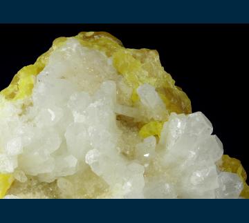 PE573 Celestine and Aragonite on Sulphur from Floristella Mine, Valguarnera, Enna Province, Sicily, Italy PE573 Celestine and Aragonite on Sulphur from Floristella Mine, Valguarnera, Enna Province, Sicily, Italy