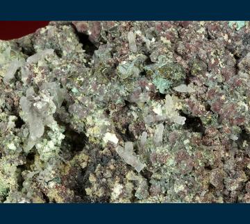 TIG1 Quartz with Chalcopyrite from Mammoth-St Anthony Mine, Tiger, Pinal Co., Arizona, USA TIG1 Quartz with Chalcopyrite from Mammoth-St Anthony Mine, Tiger, Pinal Co., Arizona, USA
