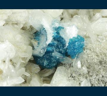 CAV6 Cavansite with Stilbite from Pune District, Maharashtra, India CAV6 Cavansite with Stilbite from Pune District, Maharashtra, India