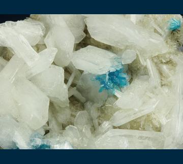 CAV6 Cavansite with Stilbite from Pune District, Maharashtra, India CAV6 Cavansite with Stilbite from Pune District, Maharashtra, India