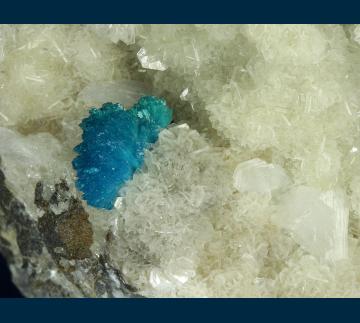 CAV7 Cavansite with Stilbite from Pune District, Maharashtra, India CAV7 Cavansite with Stilbite from Pune District, Maharashtra, India